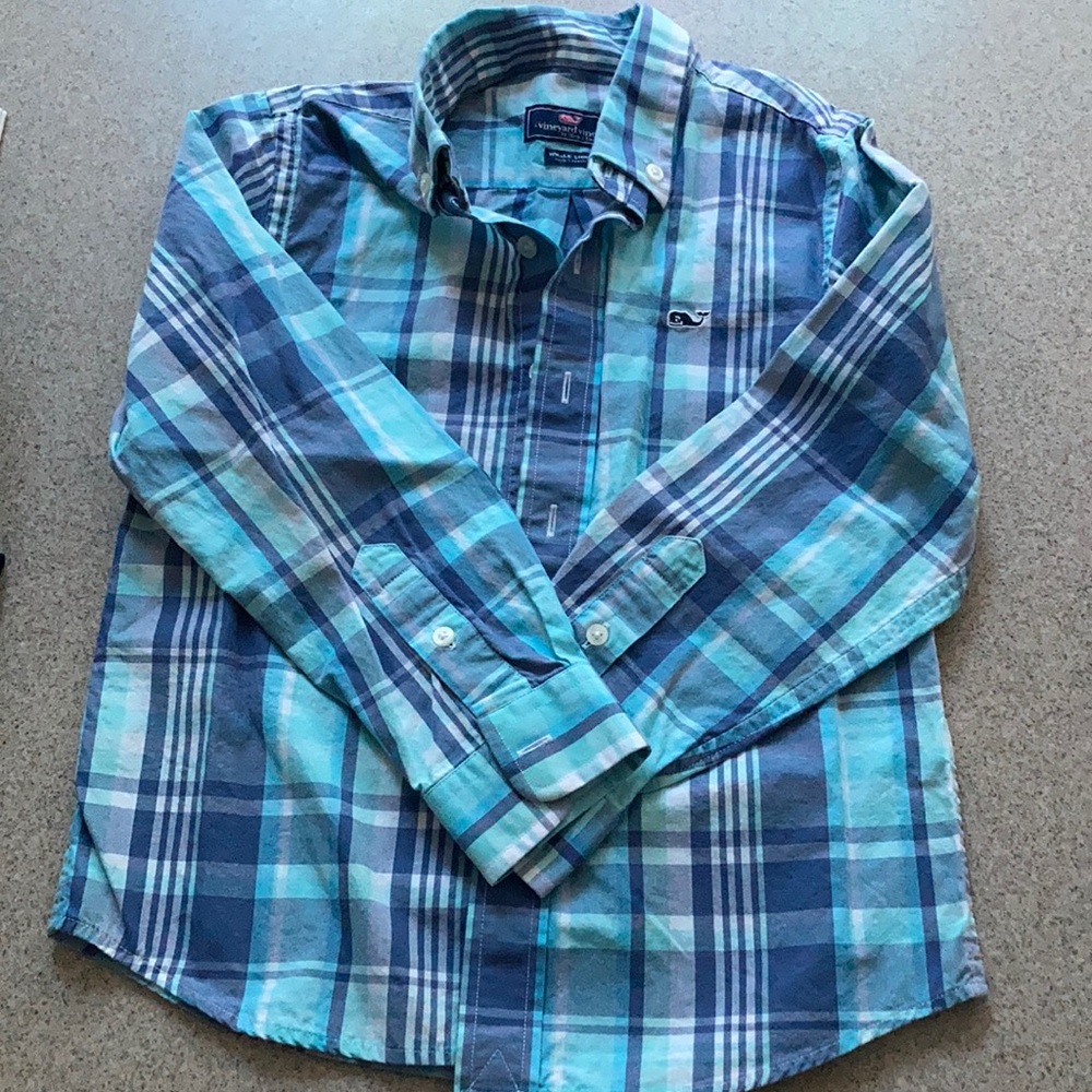 Vineyard Vines Whale Shirt, Size 5
